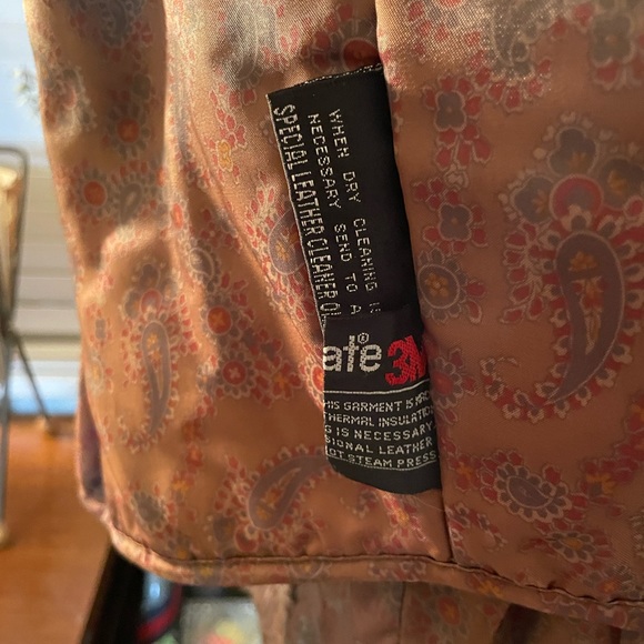 SOLD VTG Adventure Bound Thinsulate 3M Lined Brown Leather Jacket, 1980s - Picture 11 of 16